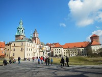 Binnenplein kasteel van Wawel.