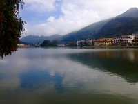 Meertje midden in Sapa.