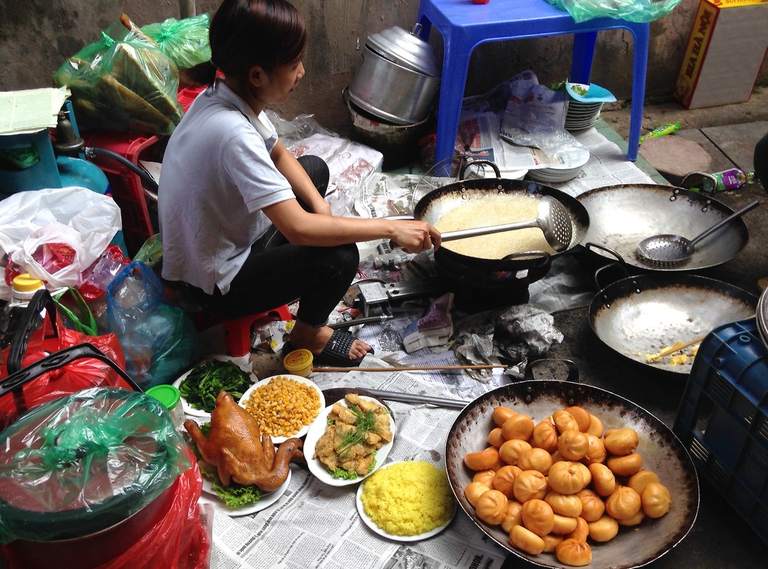 Met eigen street-catering!