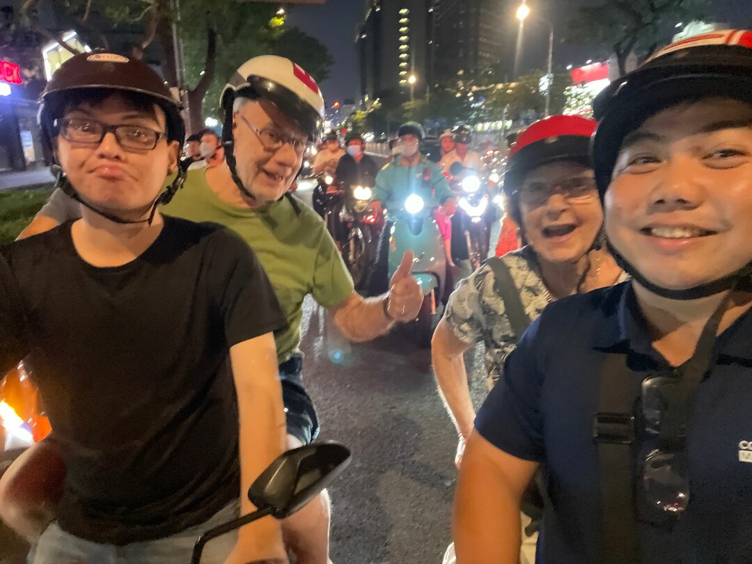 In het drukke Saigon