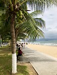 Lang strand/boulevard