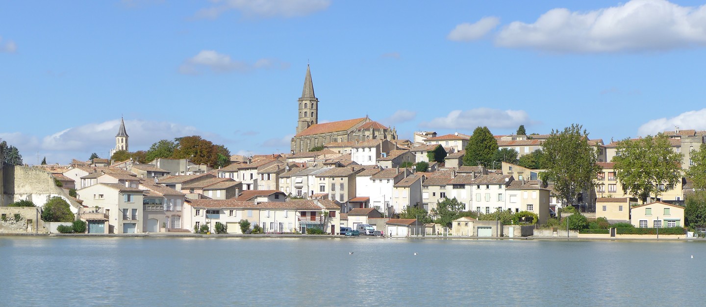 Castelnaudary Foto Kris en Marc ergens onderweg