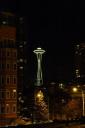Space Needle by night