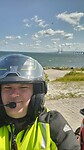 Selfie met 'The Bridge' op de achtergrond