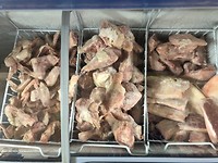 Vlees in supermarkt