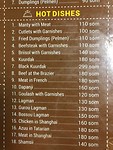 Menu Khan Tengri