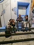 Ijs in de regen met Jorge, Ines en Eva