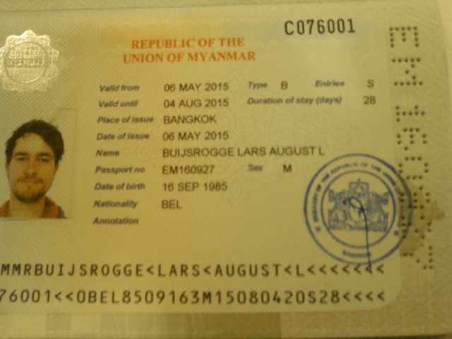 Bangkok, ambassade van Myanmar, oef!