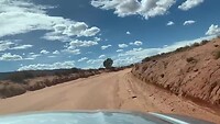 Stukje van de Hole-in-the-Rock-road...
