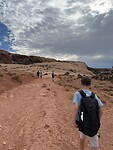 Onderweg naar Delicate Arch...
