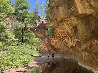 De subway van West Fork Trail