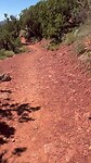 Stukje lopen van de verkeerde trail