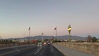 Driving over the London bridge