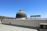 Op het terras bij Griffith Observatory