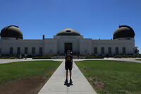 Lars, voor het Griffith Observatory