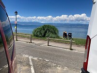 parkeren/kamperen aan Lac Léman
