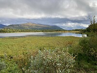 Prestvannet (zoetwatermeertje in het midden van Tromsø eiland)