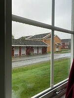 het regent