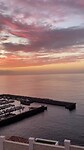 avondrood uitzicht vanaf ons terras