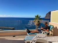 werkplek in de zon