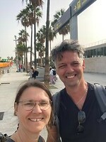 laatste palmboom-selfie