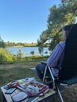 fijne avond aan Lac de la Liez