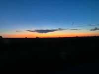 mooie avondlucht