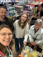 boodschappen in de Hofer (Aldi)