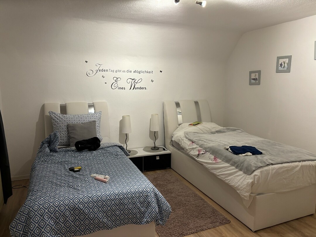 de slaapkamer van mam en mij