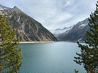 Schlegeis stausee