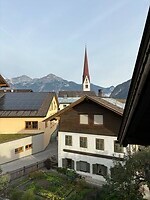 uitzicht vanaf het balkon