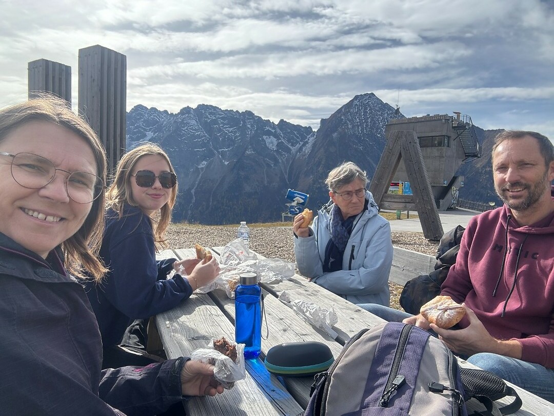 picknick op de berg