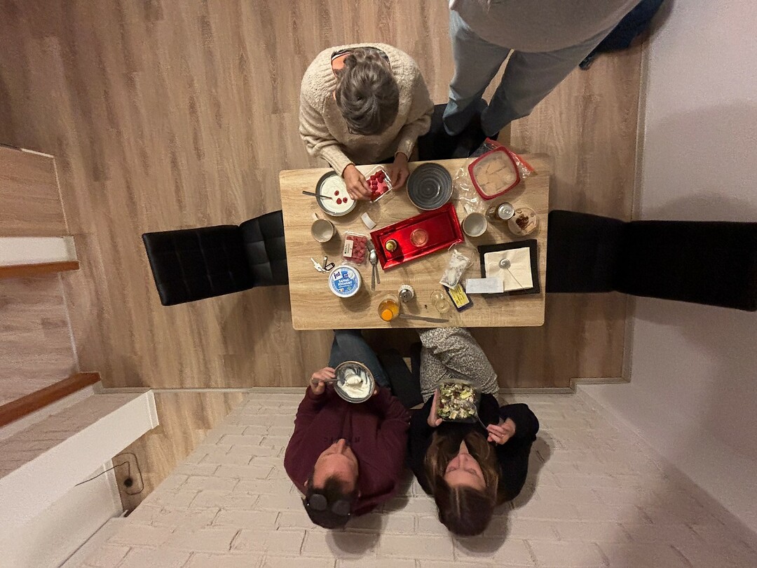 bij elkaar geraapt diner