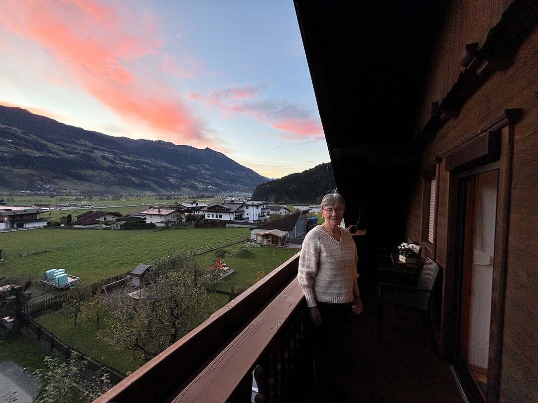 zonsopgang met de lieve mam