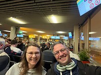 wachten tot we kunnen boarden