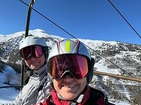 In de skilift
