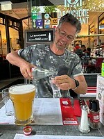 biertje van een halve liter, mokers wat een groot glas