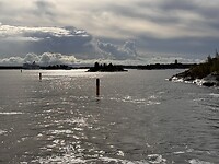het weer klaart prachtig op