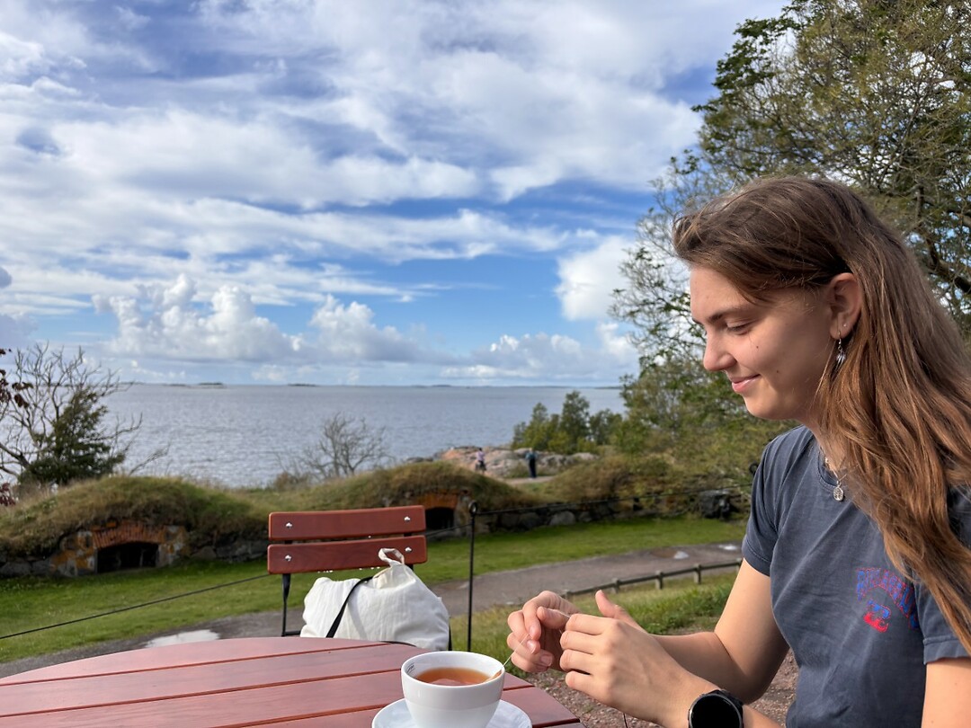 theetje op Suomenlinna
