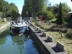 lunchen in de sluis
