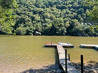 Kamperen aan de kwelera rivier