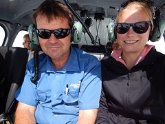 With David in the Heli