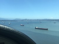 Scheepvaart voor de kust van Vancouver