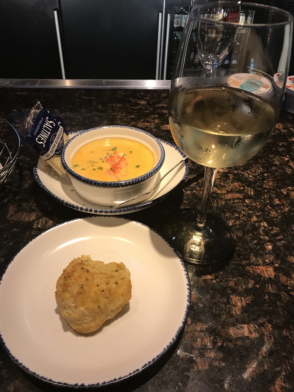 Lobster bisque en biscuits!