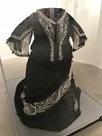 Jurk die Queen Victoria in 1870 droeg bij bezoek aan ND