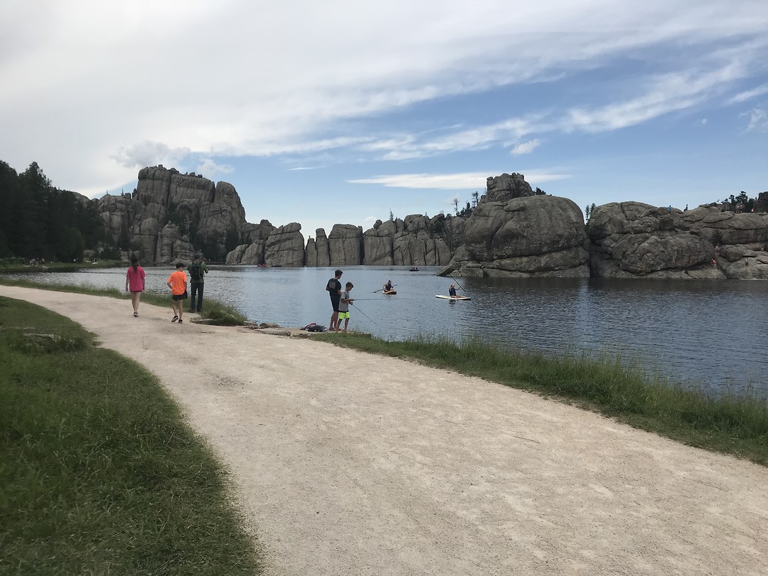 Sylvan Lake, hoog in de bergen