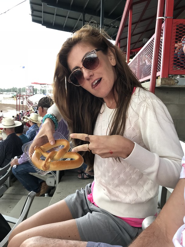 Dilan en haar pretzel
