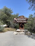 Welkomstbord Sequoia NP