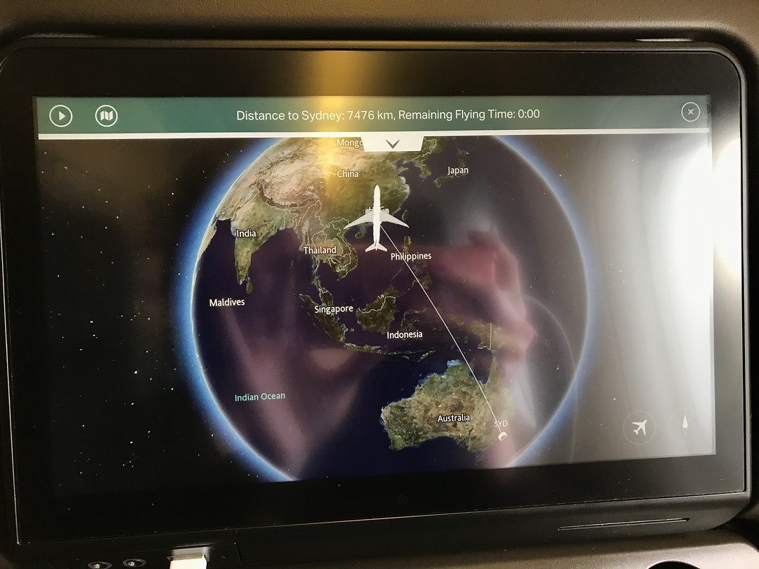 Van Hong Kong naar Syndey