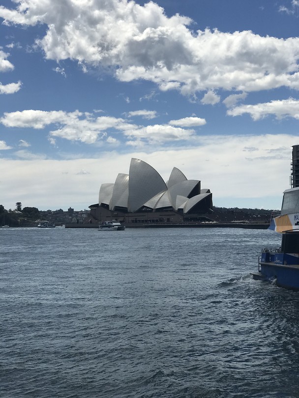 Opera house van een afstand